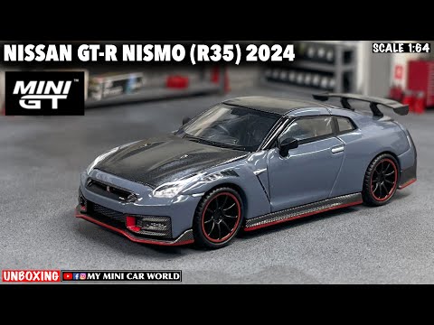 MY MINI CAR WORLD』UNBOXING MINI GT 1/64 NISSAN GT-R NISMO (R35