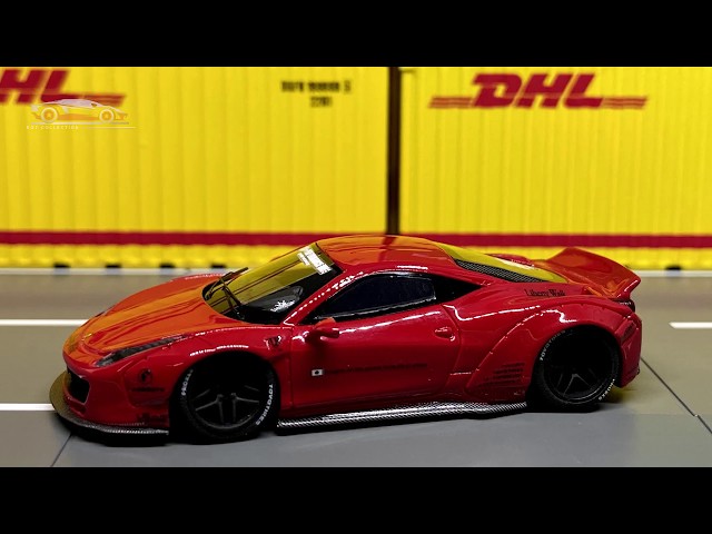 UNBOXING DIECAST 1/64 FERRARI 458 LIBERTY WALK – TIMOTHY & PIERRE