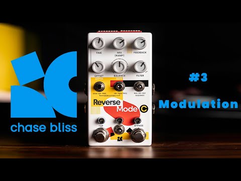 AMAZING modulation pedal!! The Chase Bliss Reverse Mode C does it