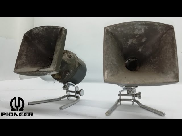 Restoration of the 1960s Release Tweeter Horn || Pioneer PT-6A