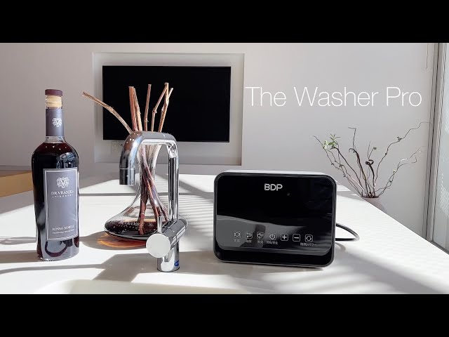 究極に場所を取らない！日本初！】次世代の超音波食洗器「The Washer
