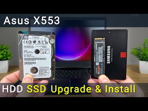 How to Install a Hard Drive or SSD in Asus X553 (Upgrade Guide