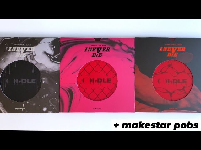 Unboxing (G)I-DLE 1st Full Album I Never Die (Spoiled, Chill
