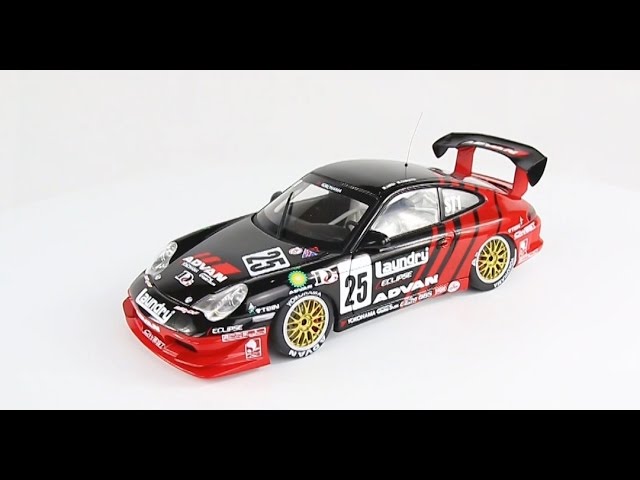 Porsche 911 (996) GT3 Super Taikyu 2005 1/18 AutoArt - unbox and