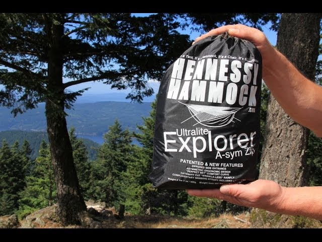 Hennessy Hammock - Explorer Ultralite A-sym ZIP - YouTube