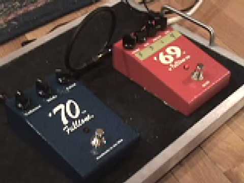 Fulltone 69 & 70 Fuzz pedal shootout w Gibson Les Paul 59 Historic