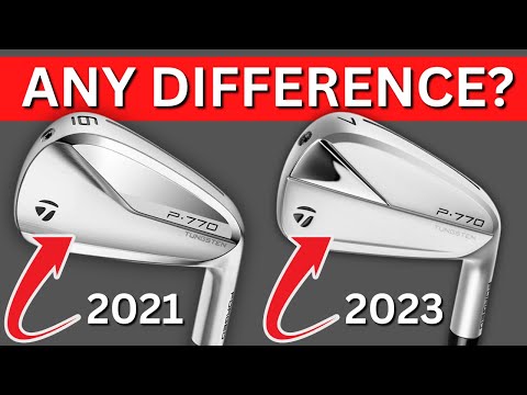 NEW vs OLD - TaylorMade P770 2023 Model vs 2021 Model - YouTube