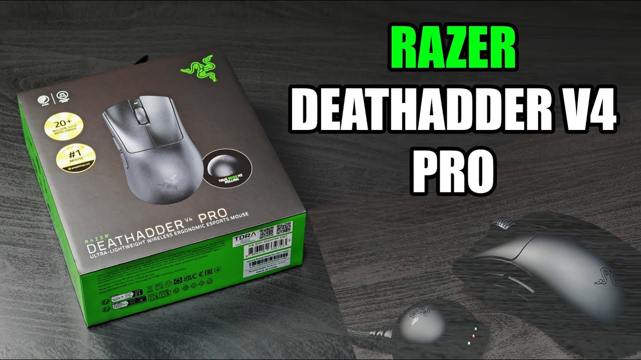 UNBOXING - RAZER DEATHADDER V4 PRO - YouTube