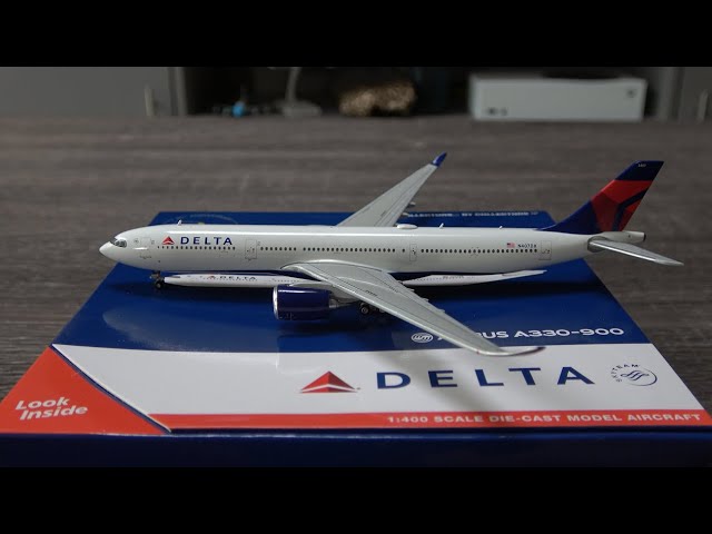 GeminiJets Delta Airlines Airbus A330-900Neo Model Unboxing