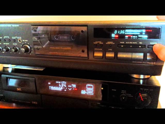 Technics RS-BX747 - Stereo Cassette Deck (1994) - YouTube