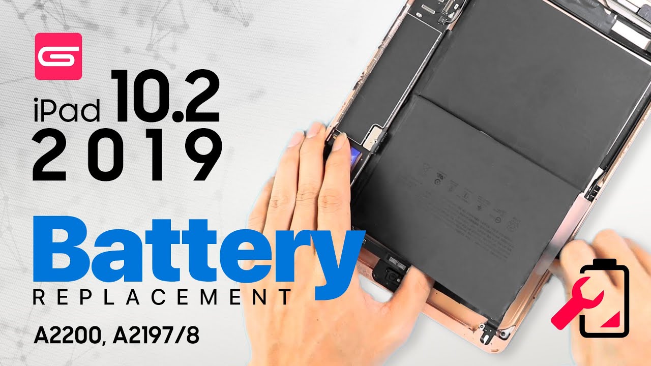 iPad 7 2019 10.2 Battery Replacement A2200 A2197 A2198 - YouTube