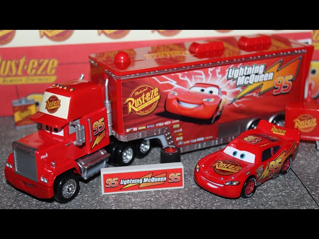 Mattel Disney Cars Mack Hauler - Rust-eze #95 Piston Cup Truck