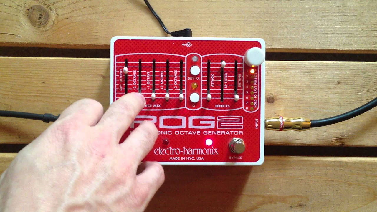 5 Minutes with the Electro-Harmonix POG2 - Pedal Demo - YouTube