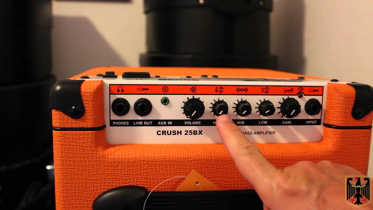 Orange Crush PiX CR25BX Bass Amp Review - YouTube