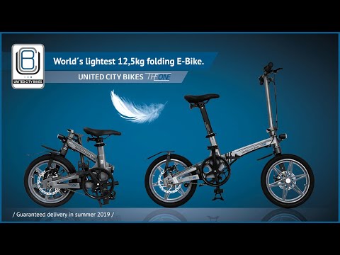THE ONE - World´s lightest electric folding bike! - YouTube