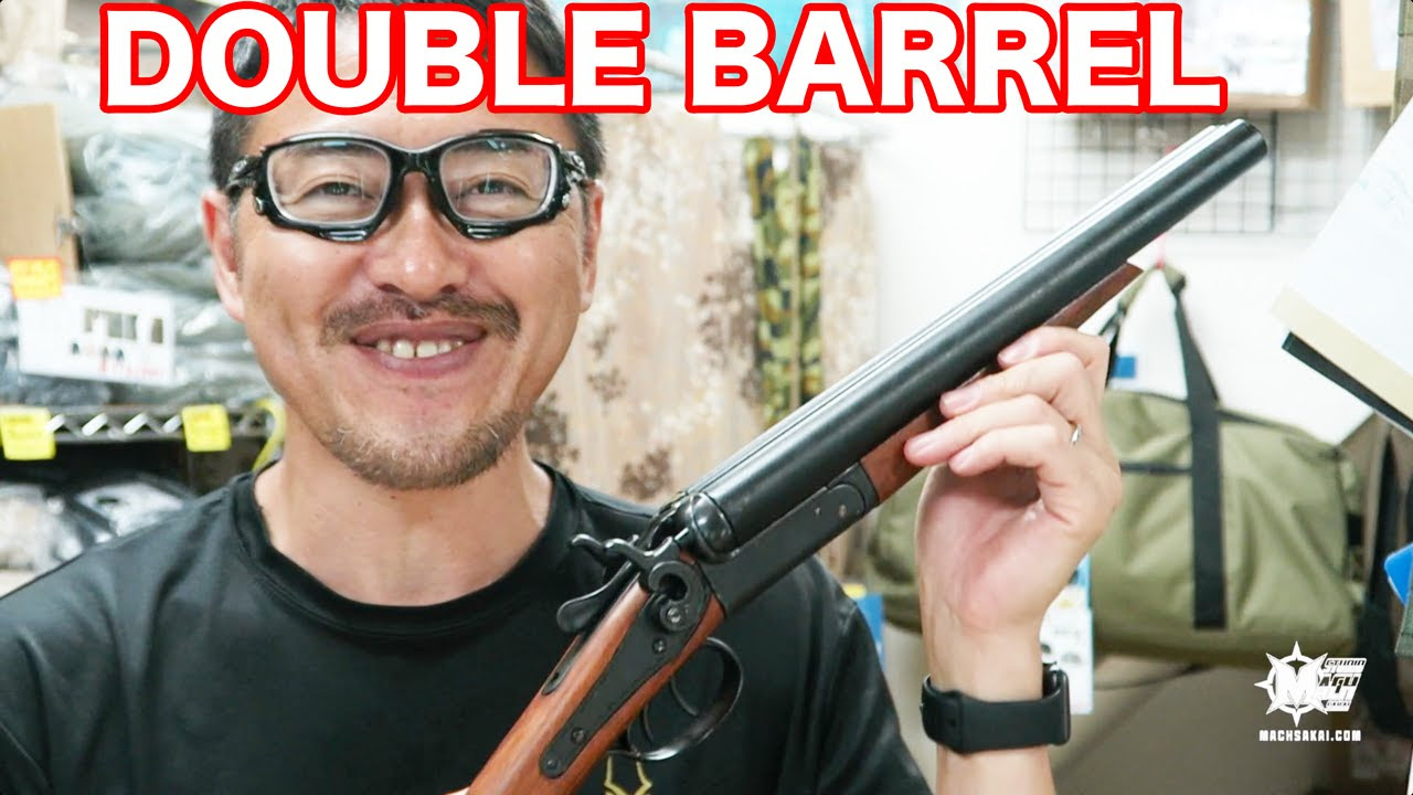 ダブルバレルピストル【デニックス】弾の出ない観賞用の銃・マック堺の
