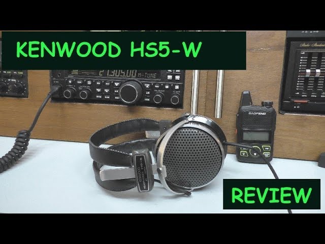 KENWOOD HS5: Communication Headphones review - YouTube