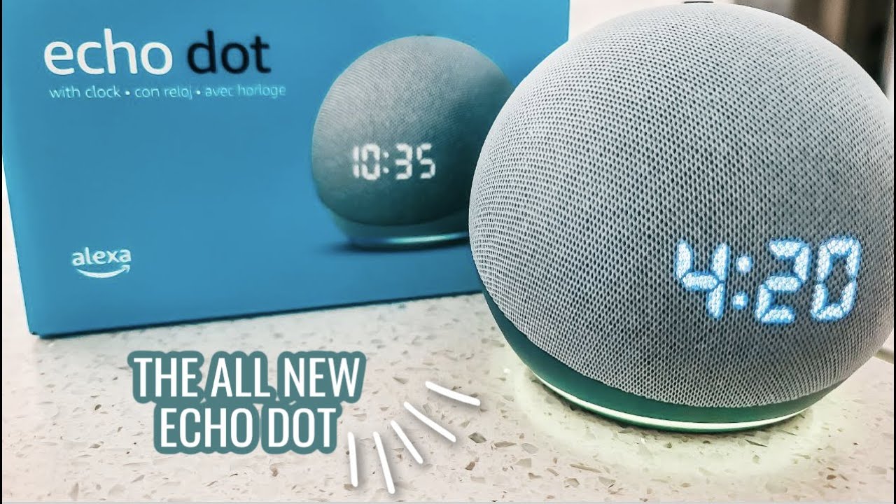 The All New Amazon Echo Dot (4th Gen) | Smart speaker with clock