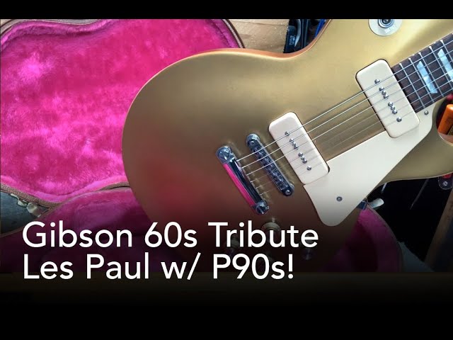 Gibson Goldtop 60s Tribute P90 Pickups! 7 Pound Les Paul!! - YouTube
