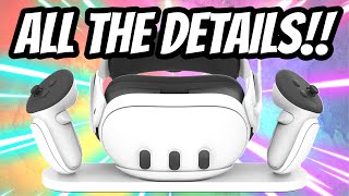 EVERY QUEST 3 DETAIL - Prices, Release Date, Storage, Specs MORE