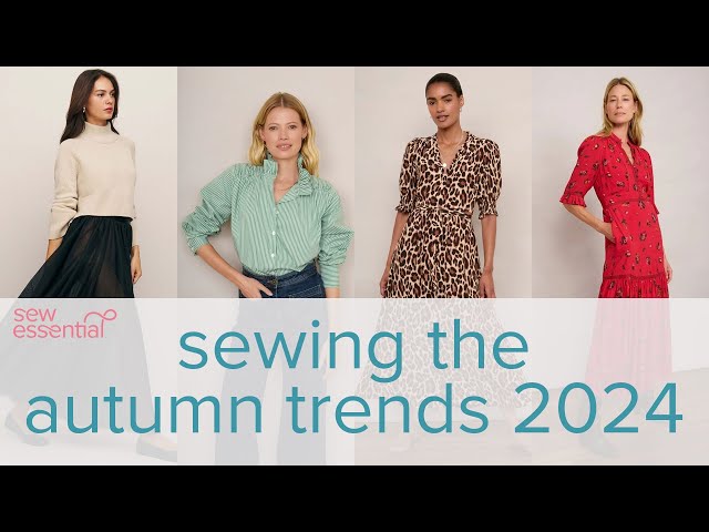 Sewing the Autumn Trends 2024 - YouTube