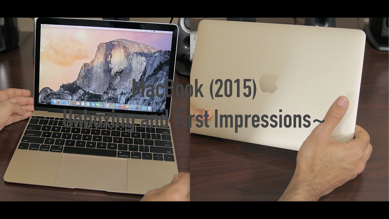MacBook (2015) Unboxing and First Impressions - YouTube