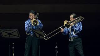 トロンボーン四重奏のための組曲「砂の丘を越えて」：高嶋圭子 [トロン