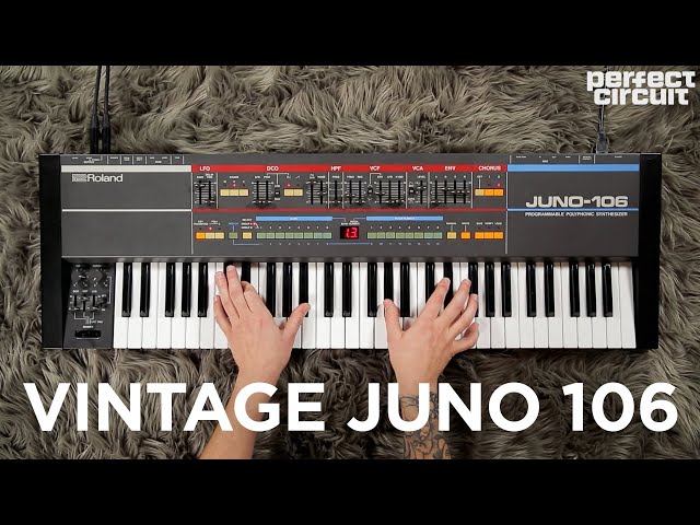 Vintage Roland Juno 106 - YouTube