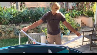 Santa Barbara Surfing - Paddle Board Rail Tape Installation