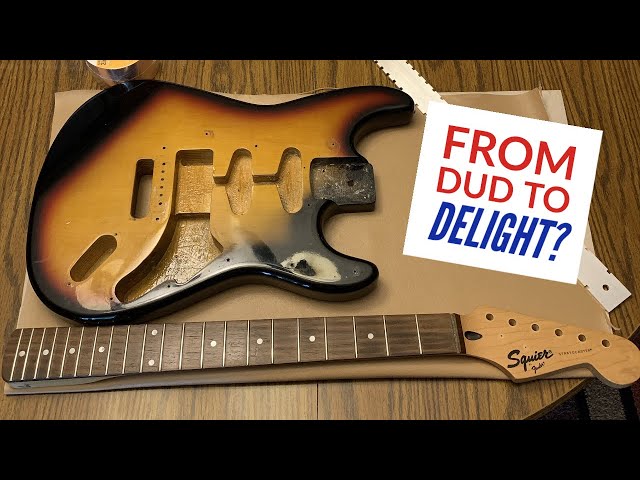 1995 Fender Squier Stratocaster (Made in Korea) MAKEOVER - From