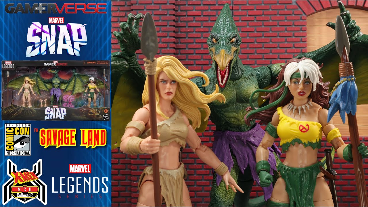 Marvel Legends GamerVerse SDCC 2025 SAVAGE LAND Shanna, Sauron