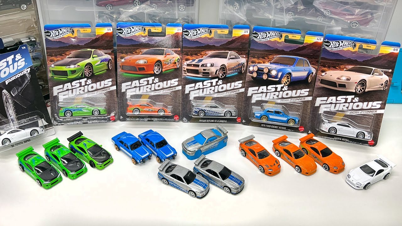 2025 Hot Wheels Fast & Furious Silver Line Brian O'Conner Series