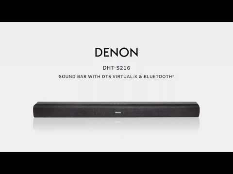 Denon — Introducing the DHT-S216 Sound Bar - YouTube