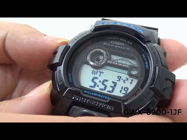 Review: GWX-8900-1JF G-Shock G-Lide GWX-8900 watch for surfer