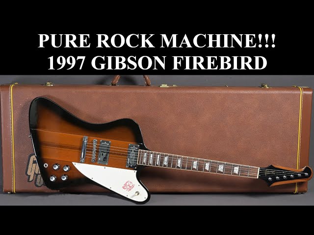 1997 Gibson Firebird Tobacco Sunburst - YouTube
