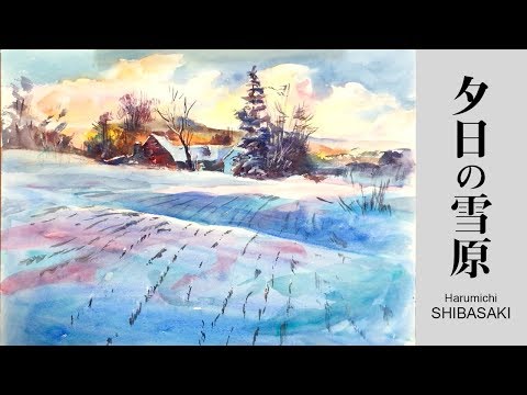 F8 「春雪北山崎」絵画 油絵 油彩画 風景画 アート F8 「春雪北山崎