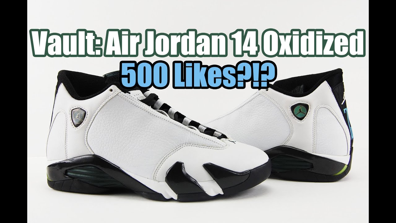 Vault: Air Jordan 14 Original (OG) Oxidized Green 1999 - YouTube