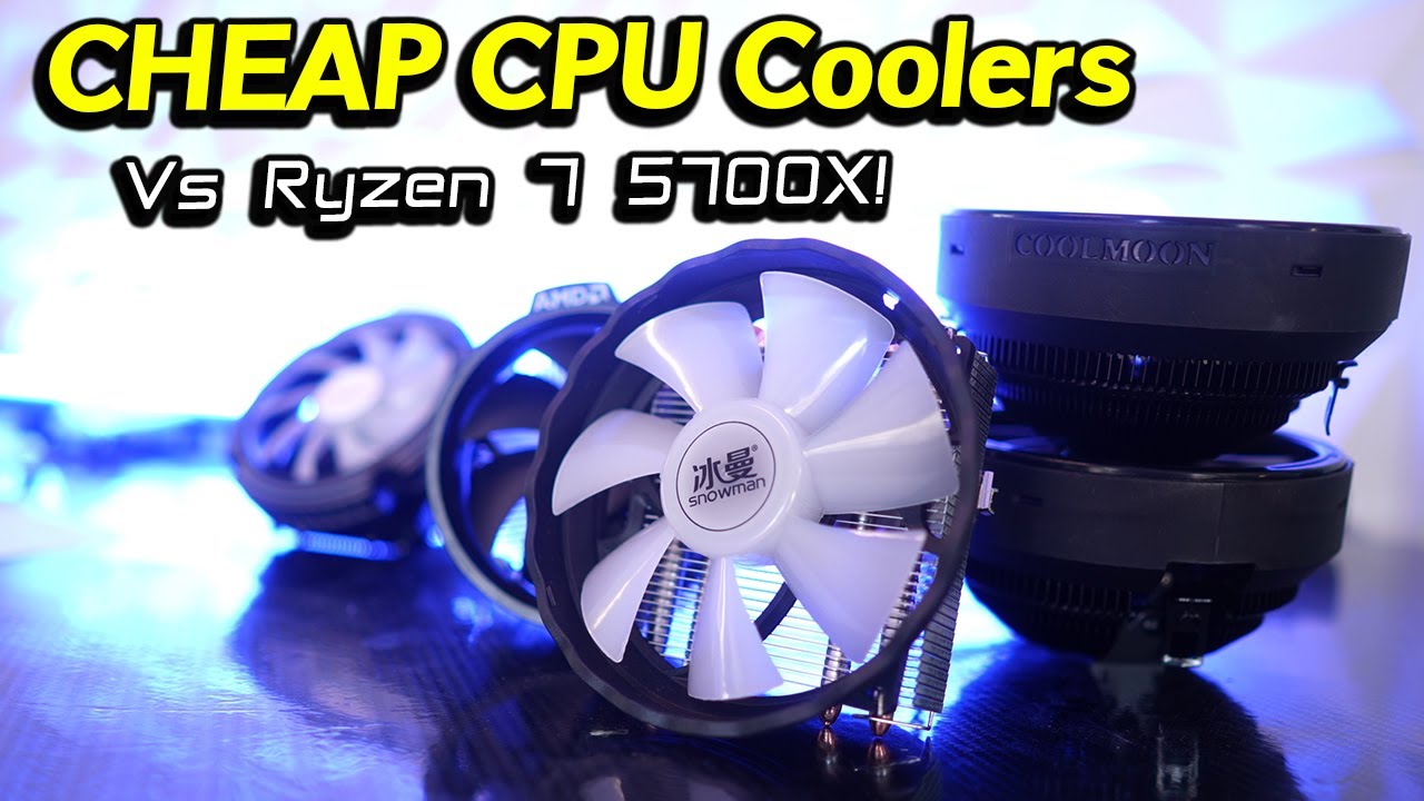 the Ryzen 7 5700X on an $8 CPU Cooler. - YouTube