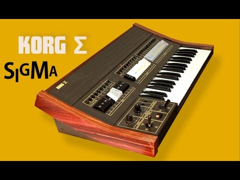 KORG SIGMA Analog Synthesizer 1979 | HD DEMO - YouTube