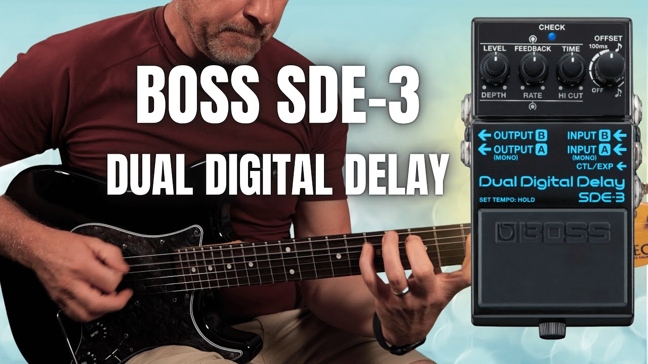 Boss SDE-3 Dual Digital Delay: the 80s Are Back | insounder.org