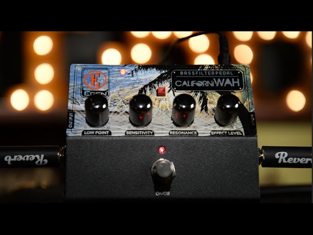 Eden CaliforniWah Bass Filter Pedal Demo - YouTube