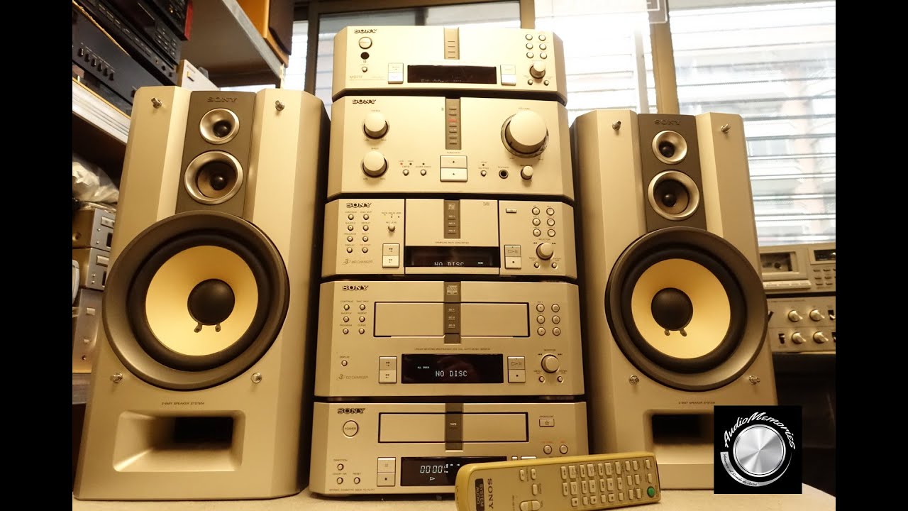 Minicomponente Hifi System Sony DHC- MD 717 - YouTube