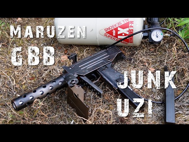 GBB】マルゼンウージーピストル世紀末JUNK UZI【100連発】 - YouTube