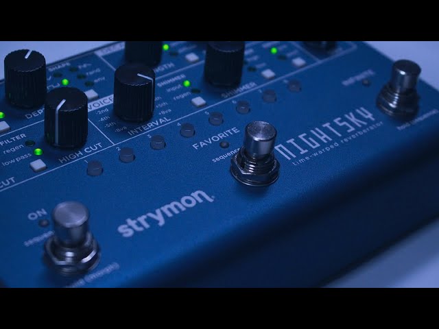 My first 30 minutes with the Strymon NightSky (No Talking) - YouTube