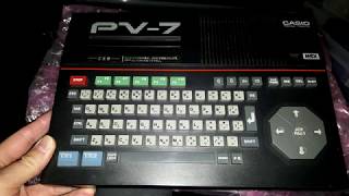 MSX Casio PV-7 - YouTube