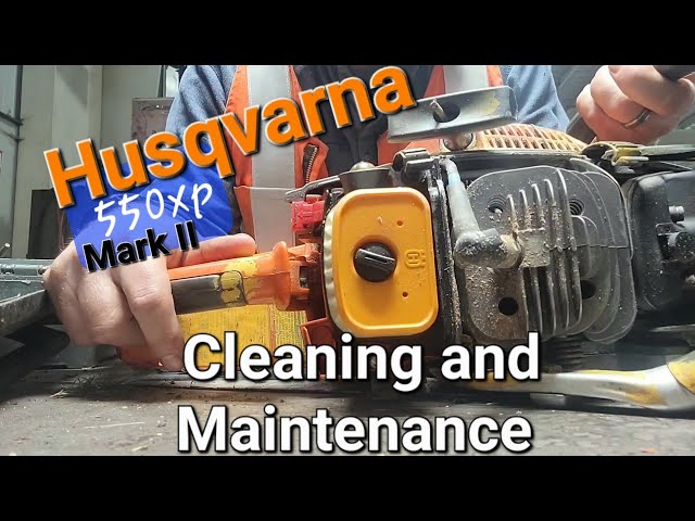 Husqvarna 550 Mark II Cleaning and Maintenance - YouTube