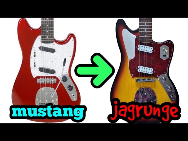mustang modified to nirvana kurt cobain jaguar/jagstang ムスタング