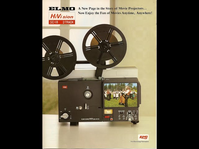 Elmo Sound Hi-Vision SC-18 M 2-Track Projector Super 8 - YouTube