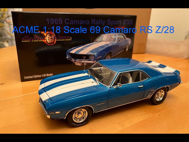 ACME Highway 61 GMP 1:18 Scale 1969 Camaro Lemans Blue RS Z/28