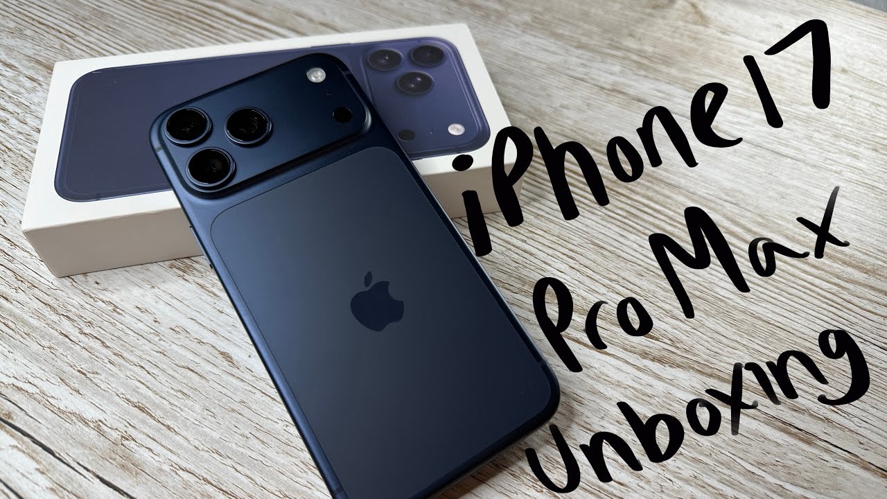 iPhone 17 Pro Max (2TB) Deep Blue Unboxing + First Look At The New